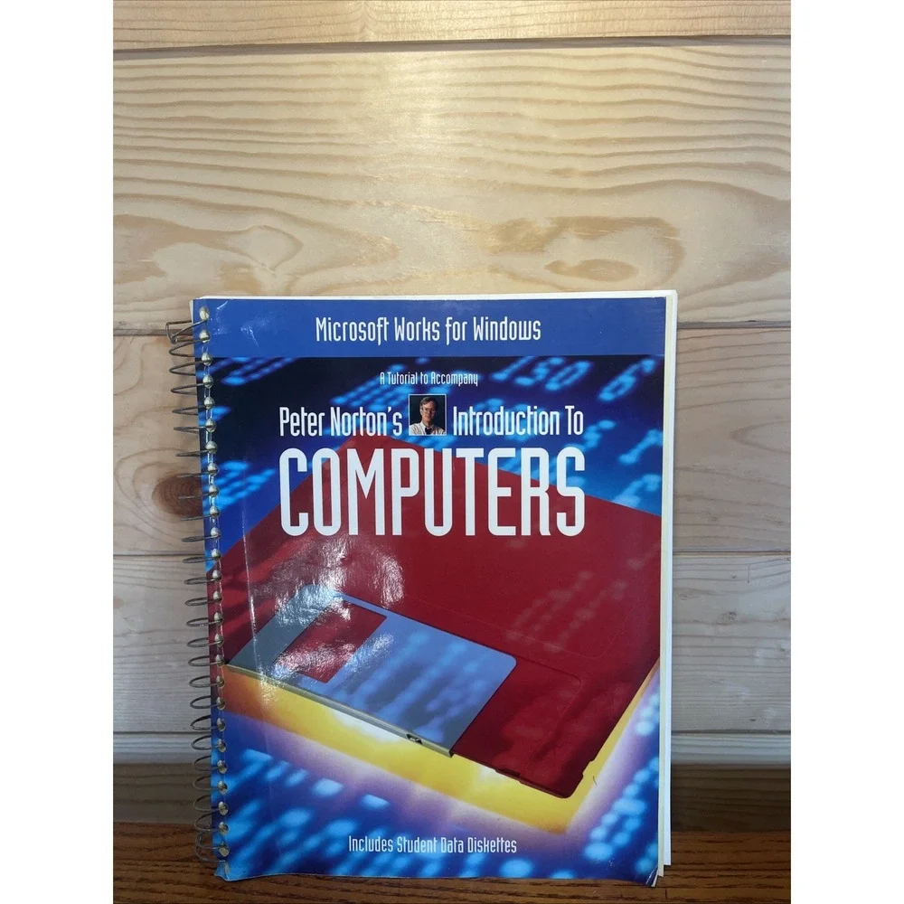 Introduction to Computers by Peter Norton 1995 Book with Diskette 1st Edition